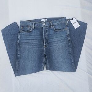 RE/DONE COMFORT STRETCH HIGH RISE 70's STOVE PIPE Light wash jeans size 31